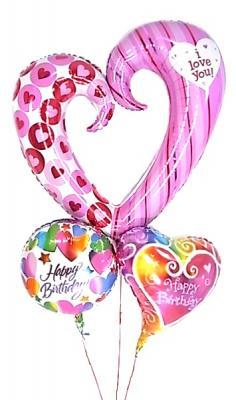 ハートのバルーンで、「おめでとう」の気持ちを届ける♡
