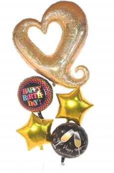 ゴールドハートバースデー