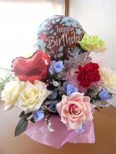 バースディフラワーズアレンジメント