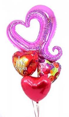 ラブリーなハートで、お部屋を可愛く彩るバルーン