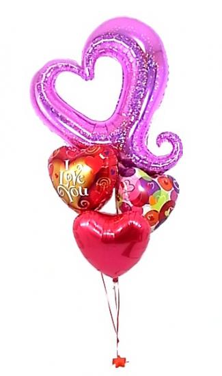 ラブリーなハートで、お部屋を可愛く彩るバルーン