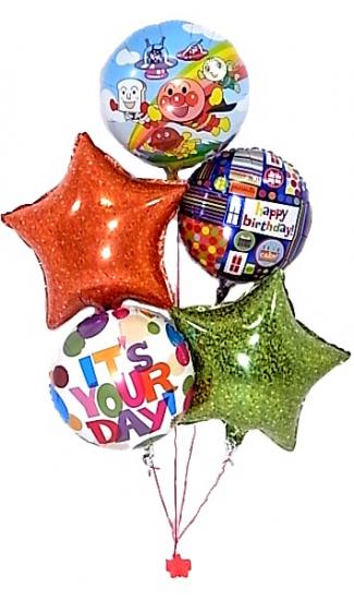 元気いっぱいのアンパンマンが「おめでとう」の気持ちをプレゼント♪