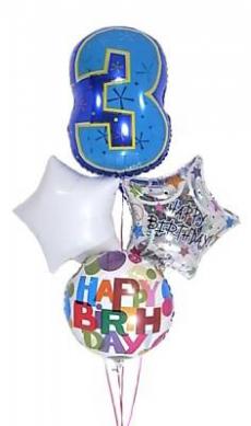 3歳のバースディバルーン