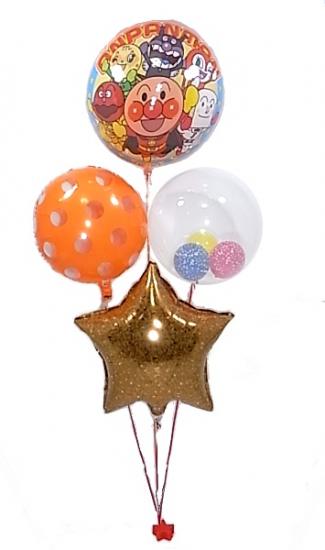 定番キャラクター「アンパンマン」のバルーンで、子供たちのヒーローに!!