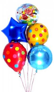 元気いっぱい! にぎやかなアンパンマンバルーン☆