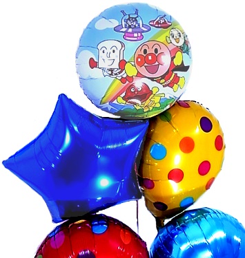 元気いっぱい! にぎやかなアンパンマンバルーン☆