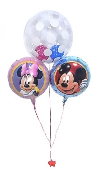 みんな大好き「ミッキー&ミニー」のキュートなバルーン♡