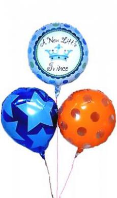 ブルーを基調とした男の子ならではの組み合わせでベビー誕生を祝福(ボーイズ)