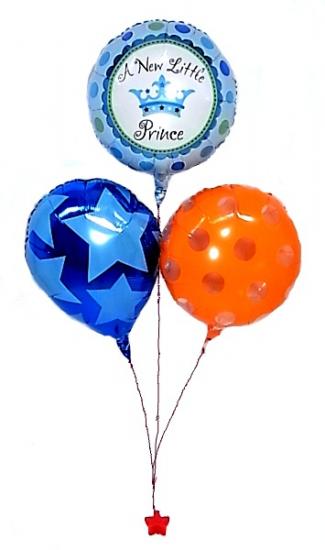 ブルーを基調とした男の子ならではの組み合わせでベビー誕生を祝福(ボーイズ)