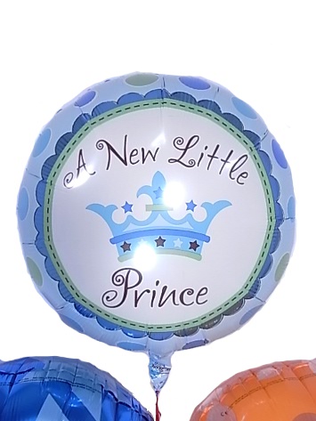 ブルーを基調とした男の子ならではの組み合わせでベビー誕生を祝福(ボーイズ)