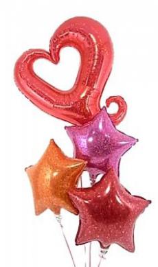 ギラギラ輝くバルーンが店内をパッと明るく華やかにランクUP☆