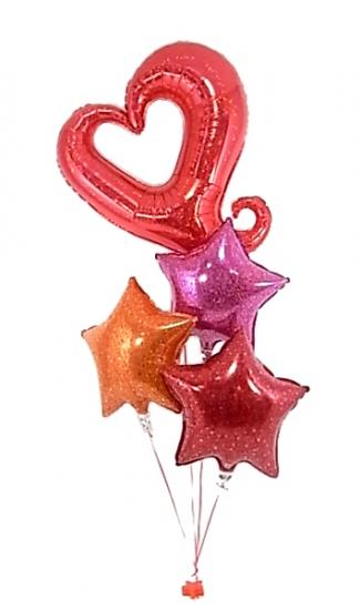 ギラギラ輝くバルーンが店内をパッと明るく華やかにランクUP☆