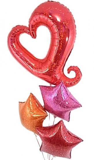 ギラギラ輝くバルーンが店内をパッと明るく華やかにランクUP☆