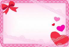 メッセージカード(LOVEハート)