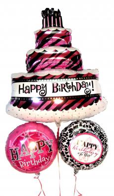 バースデーケーキバルーン