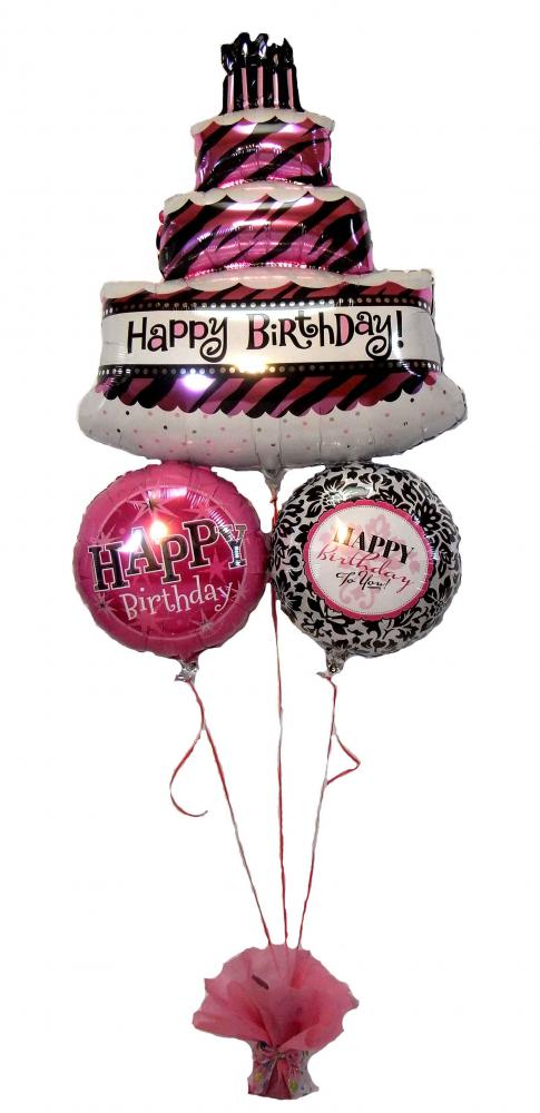 バースデーケーキバルーン