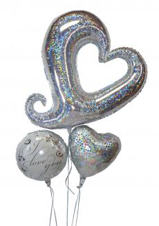 ホログラムシルバーハート