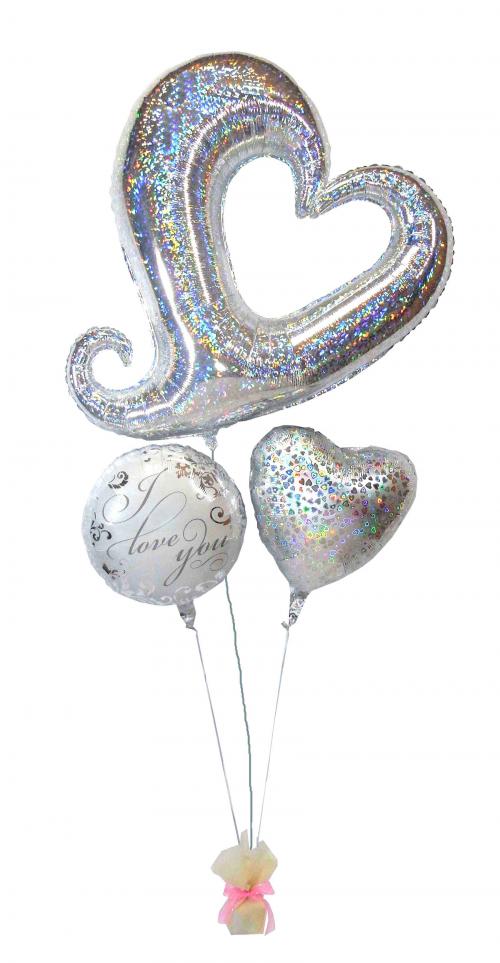 ホログラムシルバーハート