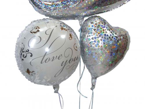 ホログラムシルバーハート